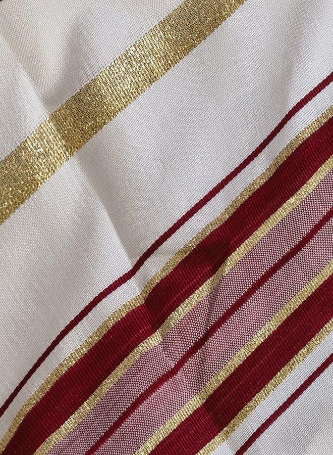 Rooherd tallit lady prayer shawl Christian woman jewish cloth scarf (1, NEW-Red) - Image 5